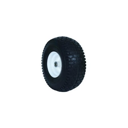 Martin Wheel MARTIN WHEEL 606DC-TR341I Pneumatic, Smooth Garden Tractor Wheel, White 606DC-TR341I